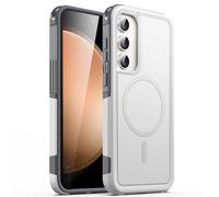 JETech Funda Magnética Reforzada para Samsung Galaxy S23 FE, Blanco