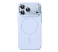 JETech Funda Magnética Silicona para iPhone 18 Pro, Azul Glacial | Compatible con MagSafe, Toque Suave Sedoso, Protección Antigolpes, Resistente a los Arañazos