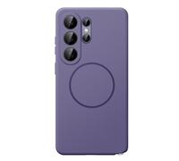 JETech Funda Magnética Silicona para Samsung Galaxy S26 Ultra, Compatible con MagSafe, Sedoso Tacto Suave, Carcasa Absorción de Impactos con Protección Lente Cámara (Garza Púrpura)