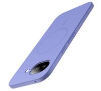 JETech Funda Magnética Slim para Google Pixel 10a, Compatible con MagSafe, Antideslizante Agarre & Protección Completa Lente Cámara, Carcasa Ultra Delgada Ligera Acabado Mate Minimalista (Lavanda)