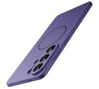 JETech Funda Magnética Slim para Samsung Galaxy S26 Ultra, Compatible con MagSafe, Antideslizante Agarre & Protección Completa Lente Cámara, Carcasa Ultra Delgada Acabado Mate (Garza Púrpura)