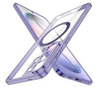 JETech Funda Magnética Slim para Samsung Galaxy S26 Ultra, Compatible con MagSafe, Protección Completa Lente Cámara, Carcasa Ultra Delgada Ligera Claro Minimalista Protectora (Garza Púrpura)