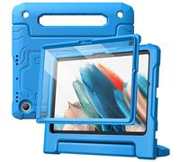 JETech Funda Niños para Samsung Galaxy Tab A8 10,5 Pulgadas 2021 (SM-X200/X205/X207) con Protector Pantalla Incorporado, Antigolpes Asa Soporte Tableta Carcasa Infantil (Azul)