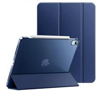JETech Funda para iPad Air 11" M4/M3/M2 & Air 10,9" 5/4, Marino Profundo | Para iPad Air 11" (2026-2024) & 10,9" (2022/2020), Trasera Translúcida Slim, Soporte Tríptico, Activación/Reposo Automático