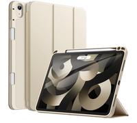 JETech Funda para iPad Air 11 Pulgadas M4/M3/M2 (2026/2025/2024), iPad Air 5/4 (10,9-Pulgadas, 2022/2020 Modelo) con Portalápiz, Slim Tableta Cover con Suave TPU Trasera (Blanco Estrella)