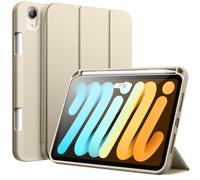 JETech Funda para iPad Mini A17 Pro/Mini 6, Blanco Estrella