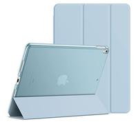 JETech Funda para iPad Pro 10,5" 2017, iPad Air 3.ª Gen 2019, Azul Claro | Trasera Translúcida Slim, Soporte Tríptico, Carcasa Protección Ligera Antigolpes