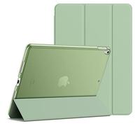 JETech Funda para iPad Pro 10,5" 2017, iPad Air 3.ª Gen 2019, Verde Matcha | Trasera Translúcida Slim, Soporte Tríptico, Carcasa Protección Ligera Antigolpes