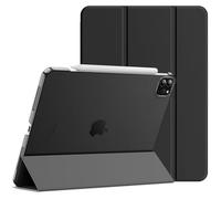JETech Funda para iPad Pro 11 Pulgadas, 2022/2021/2020/2018 Modelo, Apoyar la Función de Carga del Pencil, Smart Cover Auto-Sueño/Estela (Negro)