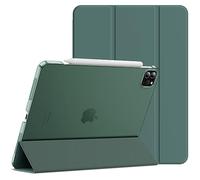 JETech Funda para iPad Pro 11 Pulgadas, 2022/2021/2020/2018 Modelo, Apoyar la Función de Carga del Pencil, Smart Cover Auto-Sueño/Estela (Verde Brumoso)