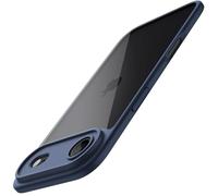 JETech Funda para iPhone 17 Air, Carcasa Antigolpes, Marco de TPU Mate Color Sólido, Anti-Arañazos Respaldo Transparente (Azul Tempestad)