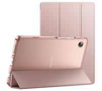 JETech Funda para Samsung Galaxy Tab A11 / Tab A9 8,7 Pulgadas 2025/2023, Carcasa Slim Translúcida Respaldo Trifold Folio Soporte Protectora Tableta (Oro Rosa)