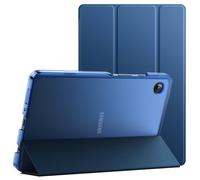 JETech Funda para Samsung Galaxy Tab A11 / Tab A9 8,7 Pulgadas 2025/2023, Carcasa Slim Translúcida Respaldo Trifold Folio Soporte Protectora Tableta (Marino)