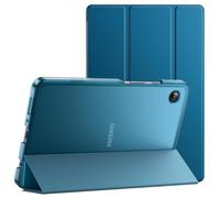 JETech Funda para Samsung Galaxy Tab A11 / Tab A9 8,7 Pulgadas 2025/2023, Carcasa Slim Translúcida Respaldo Trifold Folio Soporte Protectora Tableta (Azul Verde)