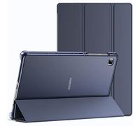 JETech Funda para Samsung Galaxy Tab A7 Lite 8,7 Pulgadas 2021 (SM-T227/T225/T220), NO para Galaxy Tab A7, Slim Translúcida Trasera Trifold Folio Soporte Protectora Tableta Carcasa (Marino)
