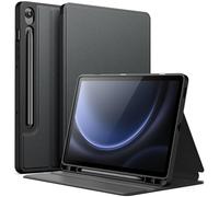 JETech Funda para Samsung Galaxy Tab S10 FE / S9 FE 10,9 Pulgadas con S Pen Soporte, Slim Folio Stand Protectora Tablet Carcasa, Múltiples Ángulo de Visión (Negro)