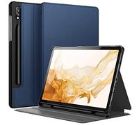 JETech Funda para Samsung Galaxy Tab S8 2022/S7 2020 11 Pulgadas con S Pen Soporte, Slim Folio Protectora Tablet Carcasa, Múltiples Ángulo de Visión (Marino)