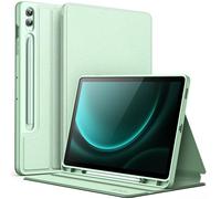 JETech Funda para Samsung Galaxy Tab S9 FE+ / S9 FE Plus 12,4 Pulgadas con S Pen Soporte, Slim Folio Stand Protectora Tablet Carcasa, Múltiples Ángulo de Visión (Mint)