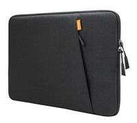 JETech Funda Portátil para 13-14 Pulgadas MacBook Neo (A18 Pro), MacBook Air/Pro (M1-M5) 2020-2026, 13-13,6 Pulgadas Portátil, Impermeable Antigolpes Blanda Bolsa con Bolsillo (Negro)