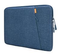JETech Funda Portátil para 13-14 Pulgadas MacBook Neo (A18 Pro), MacBook Air/Pro (M1-M5) 2020-2026, 13-13,6 Pulgadas Portátil, Impermeable Antigolpes Blanda Bolsa con Bolsillo (Marino)
