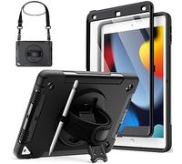 JETech Funda Reforzada para iPad 9.ª/8.ª/7.ª Gen 10,2", Negro