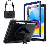 JETech Funda Reforzada para iPad (A16) 11.ª/10.ª Gen, Marino