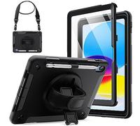 JETech Funda Reforzada para iPad (A16) 11.ª/10.ª Gen, Negro