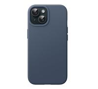 JETech Funda Silicona para iPhone 15 6,1 Pulgadas, Protectora de Cuerpo Completo con Tacto Suave y Sedoso, Antigolpes Carcasa (Azul Tempestad)