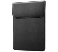 JETech Funda Slim Portatil para MacBook Neo (A18 Pro), MacBook Air 13 Pulgadas (M2/M3/M4/M5) 2022-2026, MacBook Pro 13 Pulgadas (M1/M2) 2016-2022, Funda de Cuero PU (Negro)