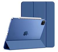 JETech Funda Solo para iPad Pro 11 Pulgadas, 2022/2021/2020/2018 Modelo, Apoyar la Función de Carga del Pencil, Smart Cover Auto-Sueño/Estela (Marino)