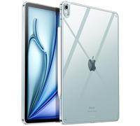 JETech Funda Transparente para iPad Air 13" M4/M3/M2 (2026/2025/2024) | Anti-Amarillamiento, Antigolpes, Trasera PC, Carcasa Bumper TPU Suave, Compatible con Pencil Pro Carga