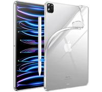 JETech Funda Transparente para iPad Pro 11" 4/3/2, Transparente | Para 2022/2021/2020 Modelo, Diseño TPU Cristal Suave, Carcasa Protección Slim Antigolpes, Compatible con Pencil 2.ª Carga