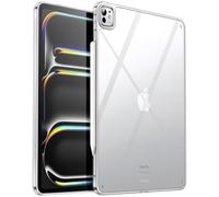 JETech Funda Transparente para iPad Pro 13" M5/M4 | Para 2025/2024 Modelo, Anti-Amarillamiento, Trasera PC Dura, Carcasa Bumper TPU Suave, Compatible con Pencil Pro Carga