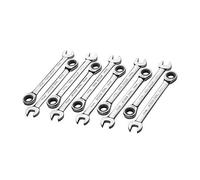 Jetech - Juego de llaves de trinquete de 14 mm (paquete de 10), llaves de carraca de grado industrial con diseño de 12 puntas, trinquete de 72 dientes, fabricadas con acero Cr-V forjado y tratado