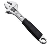 Jetech llave ajustable de agarre suave de 12 pulgadas, forjada, tratada térmicamente, llave inglesa profesional de cambio de tamaño, de grado industrial, con extremo de caja de 12 puntos, métrica