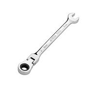 Jetech - Llave de carraca flexible de acero Cr-V de 8 mm, llave de trinquete flexible de grado industrial, pulida completa de 12 puntos, llave combinada métrica