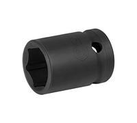 Jetech Llave de Impacto Estándar de 19mm y 1/2 Pulgada, Fabricada con Acero Aleado al Cromo Molibdeno, Tratada Térmicamente, Diseño de 6 Puntas, Métrico