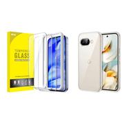 JETech para Google Pixel 9a Protector de Pantalla y Funda Lote