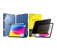 JETech para iPad (A16) 11.ª/10.ª Generación (2025/2022) Clara Funda y Protector Pantalla Privacidad Lote