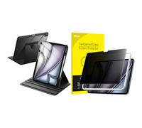 JETech para iPad Air 13 Pulgadas M3/M2 (2025/2024) Funda Giratoria con Soporte para Pencil y Protector de Pantalla Privacidad Lote