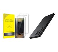 JETech para Samsung Galaxy S25 Ultra 5G Protector de Pantalla y Slim Ajuste Funda Lote