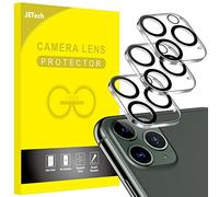 JETech Protector de Lente Cámara para iPhone 11 Pro Max 6,5 Pulgadas y iPhone 11 Pro 5,8 Pulgadas, Cristal Vidrio Templado 9H, Ultra HD Clara, 3 Unidades