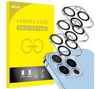 JETech Protector de Lente de Cámara Compatible con iPhone 13 Pro 6,1 Pulgadas/iPhone 13 Pro Max 6,7 Pulgadas, Cristal Vidrio Templado Pantalla 9H, Ultra HD Clara, 3 Unidades