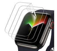 JETech Protector de Pantalla para Apple Watch Series 9/8/7 41 mm, Película de TPU Flexible, Anti-Arañazos HD Transparente, 3 Unidades