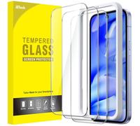 JETech Protector de Pantalla para Google Pixel 9a 6,3 Pulgadas 2025, Cristal Vidrio Templado con Marco de Instalación Fácil, Compatible Huellas Dactilares, HD Clara, 3 Unidades