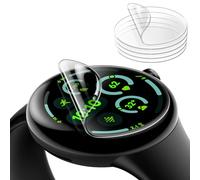 JETech Protector de Pantalla para Google Pixel Watch 4/3 45mm, Anti-Arañazos Autocuración Película de TPU Suave, HD Transparente, 6 Unidades