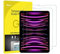 JETech Protector de Pantalla para iPad Air 5/4 10,9 Pulgadas, iPad Pro 11 Pulgadas (2022/2021/2020/2018 Modelo), Cristal Vidrio Templado, HD Transparente, 2 Unidades