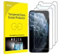JETech Protector de Pantalla para iPhone 11 Pro, iPhone XS y iPhone X 5,8", Cristal Vidrio Templado, 3 Unidades