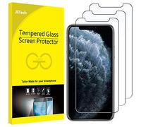JETech Protector de Pantalla para iPhone 11 Pro Max y iPhone XS Max 6,5 Pulgadas, Vidrio Templado, 3 Unidades