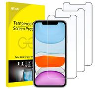 JETech Protector de Pantalla para iPhone 11 y iPhone XR 6,1", Vidrio Cristal Templado, 3 Unidades